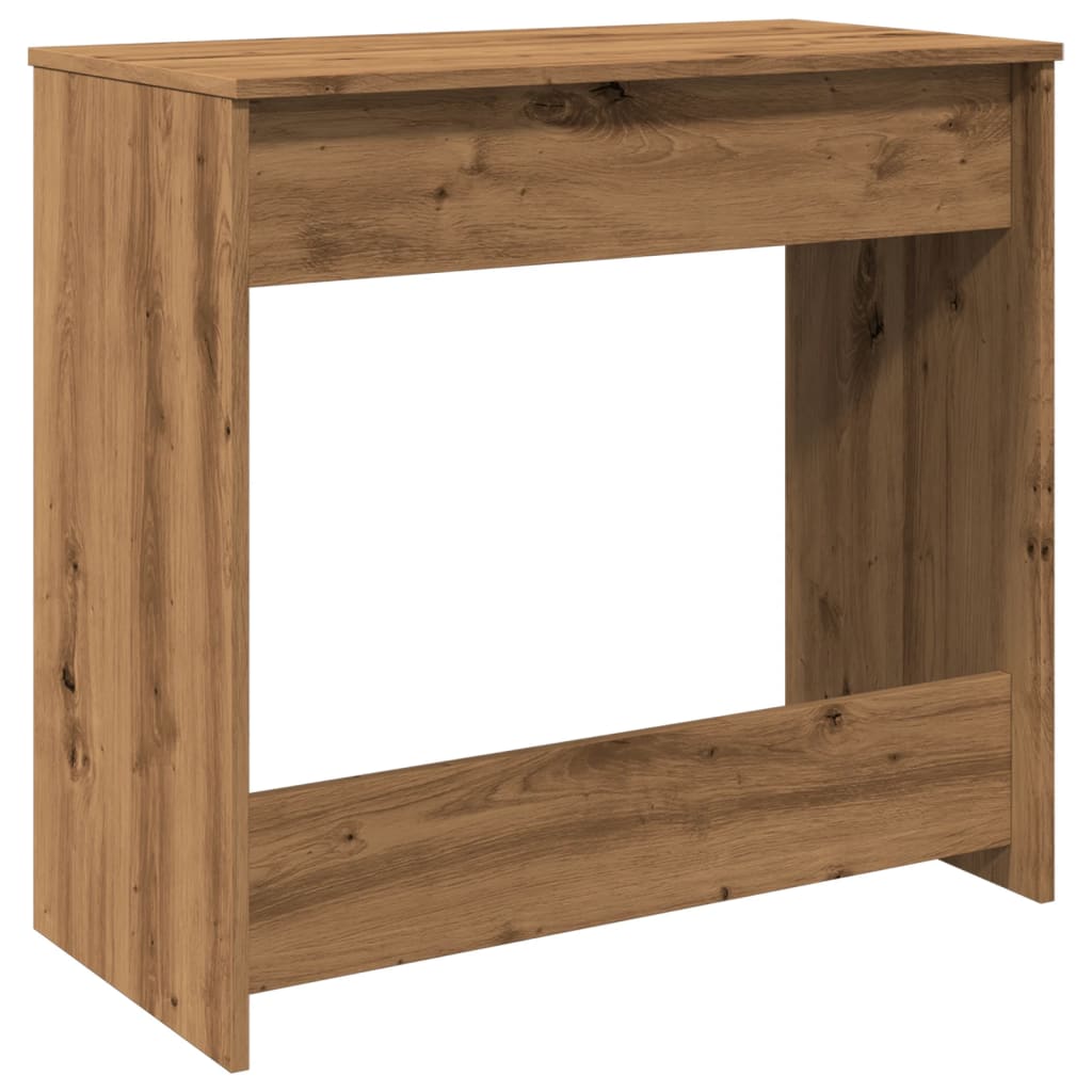 vidaXL Bureau chêne artisanal 80x40x75 cm bois d'ingénierie