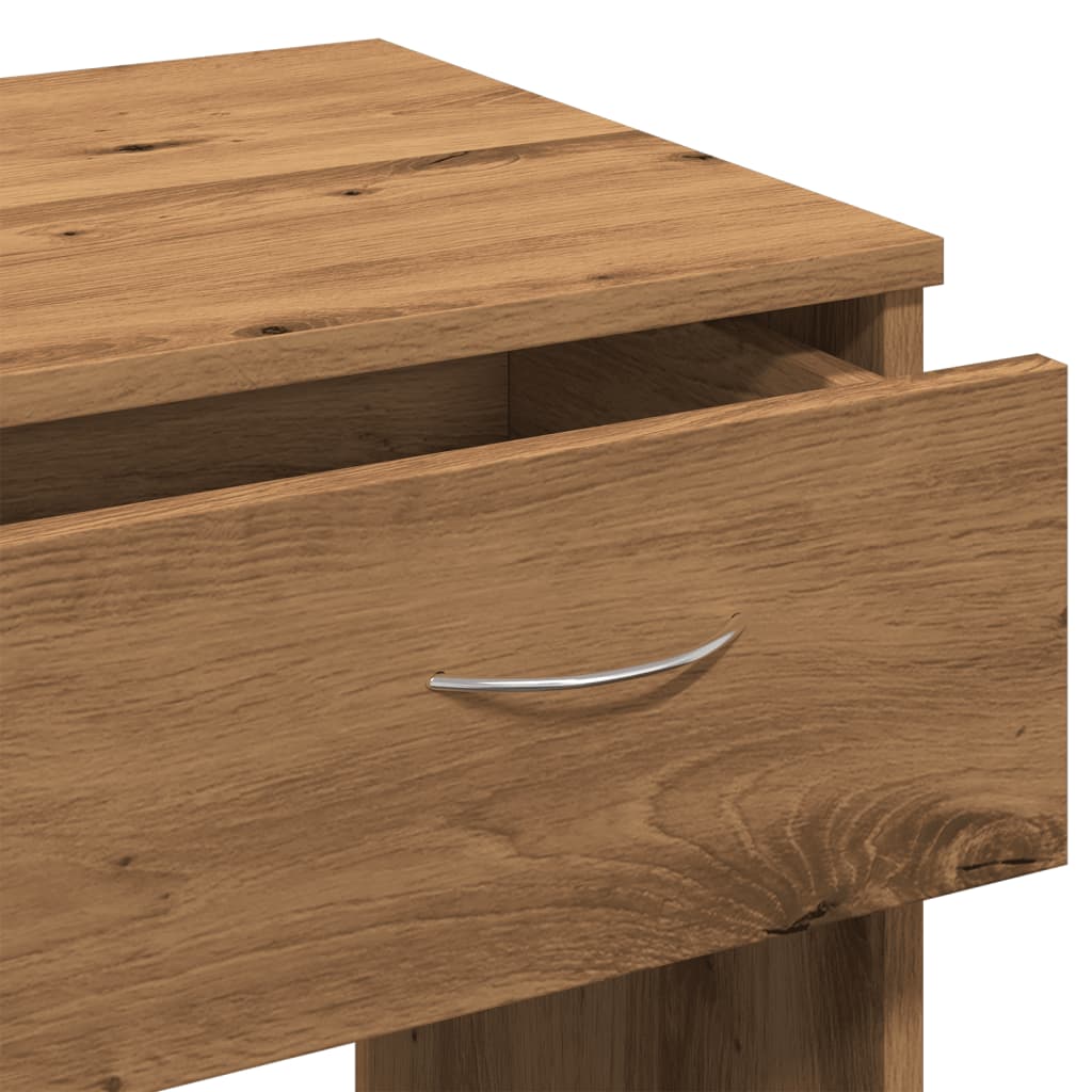 vidaXL Bureau chêne artisanal 80x40x75 cm bois d'ingénierie