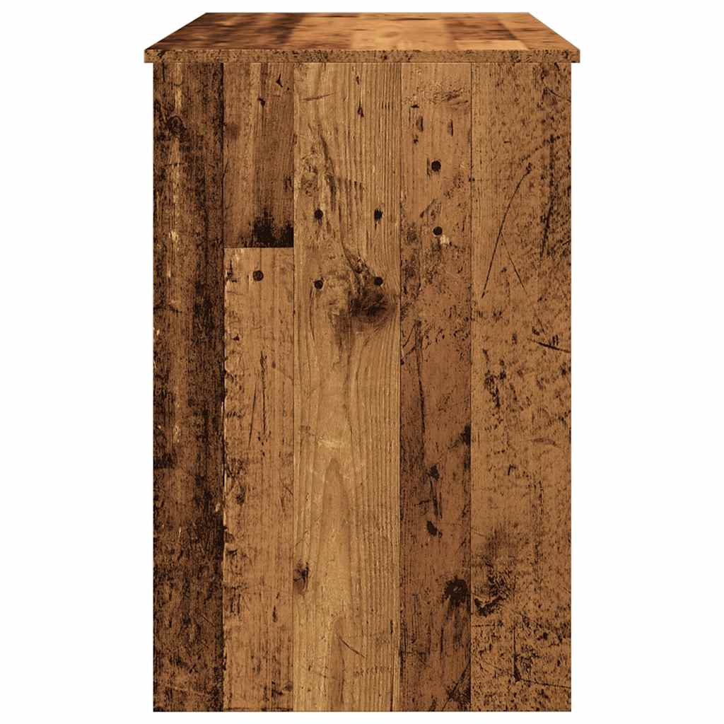 vidaXL Bureau vieux bois 100x50x76 cm bois d'ingénierie