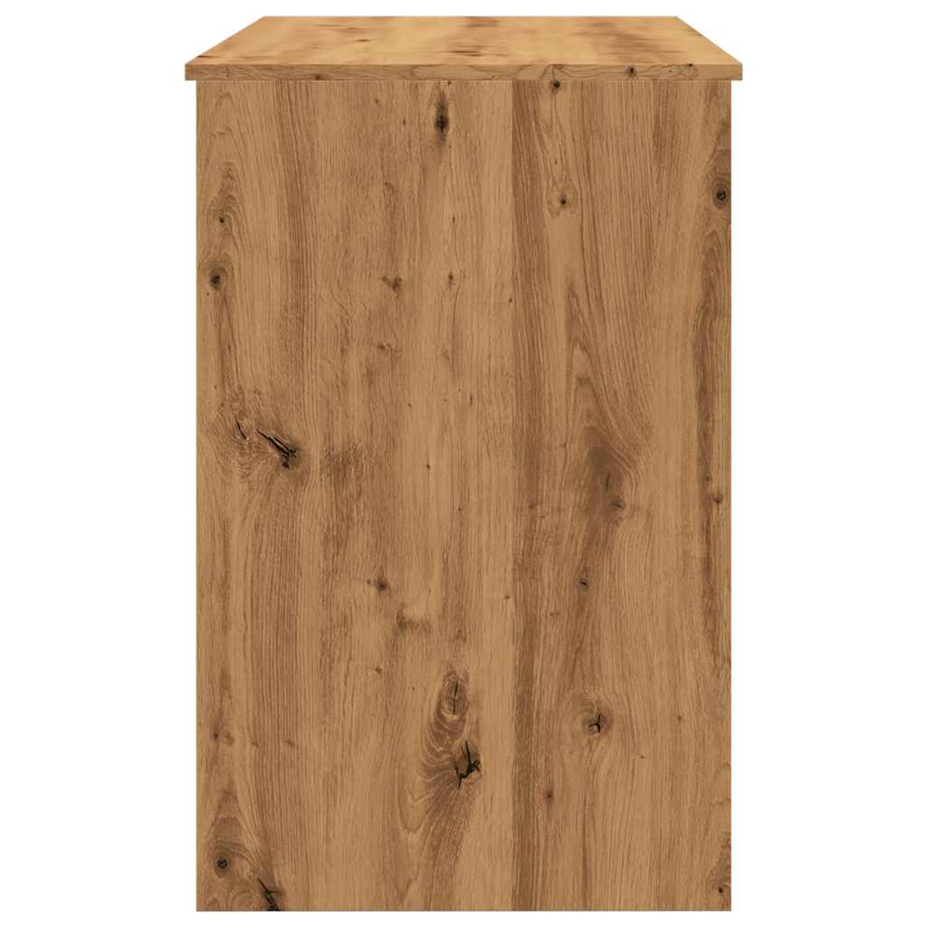 vidaXL Bureau chêne artisanal 100x50x76 cm bois d'ingénierie