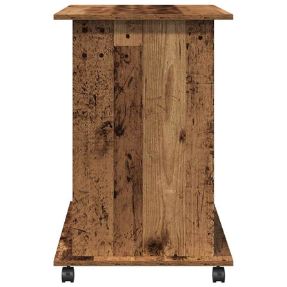vidaXL Bureau d'ordinateur vieux bois 80x50x75 cm bois d'ingénierie