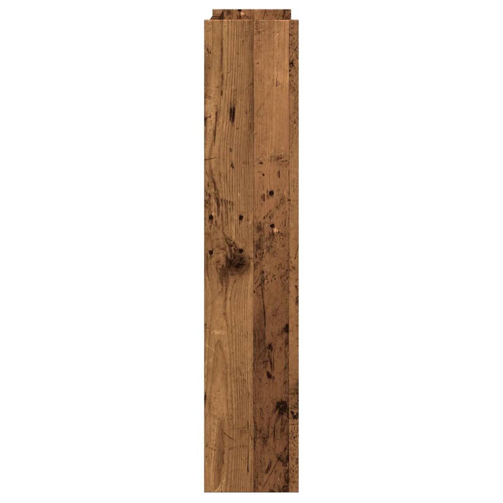 vidaXL Armoire à chaussures murale vieux bois 80x18x90 cm