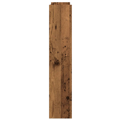 vidaXL Armoire à chaussures murale vieux bois 80x18x90 cm