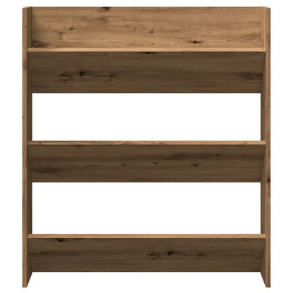 vidaXL Armoire à chaussures murale chêne artisanal bois d'ingénierie