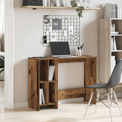 vidaXL Bureau vieux bois 102,5x35x75 cm bois d'ingénierie