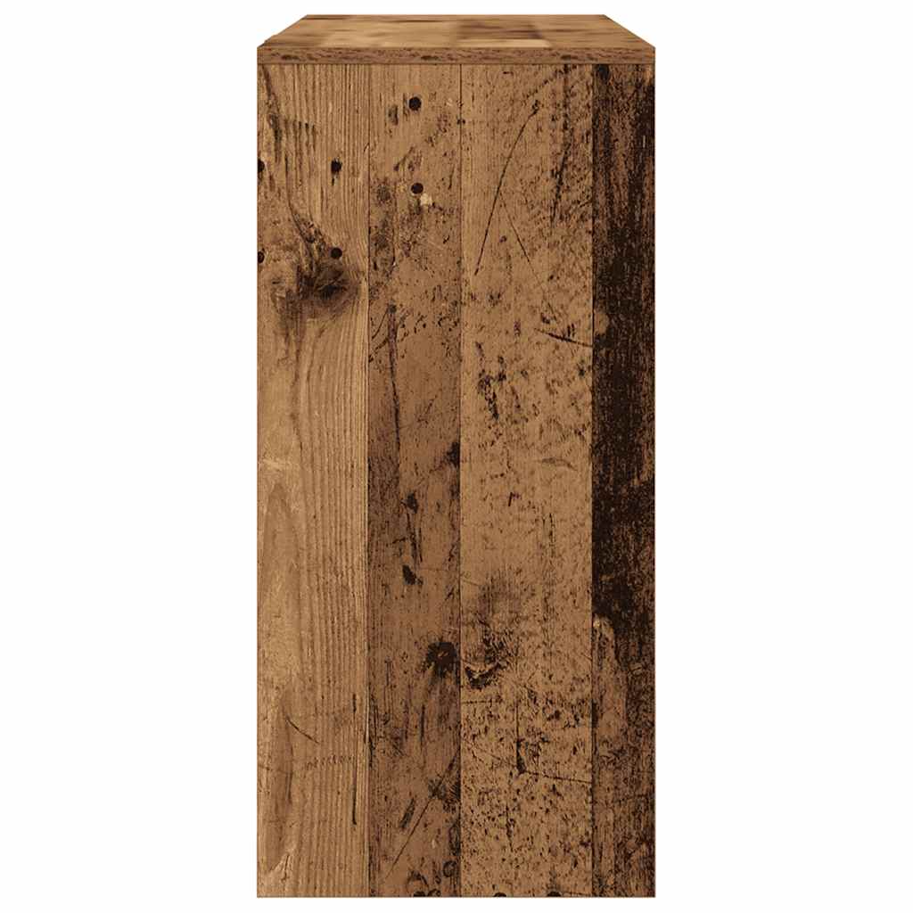 vidaXL Bureau vieux bois 102,5x35x75 cm bois d'ingénierie