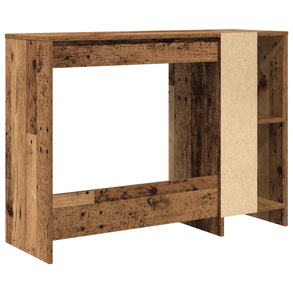 vidaXL Bureau vieux bois 102,5x35x75 cm bois d'ingénierie