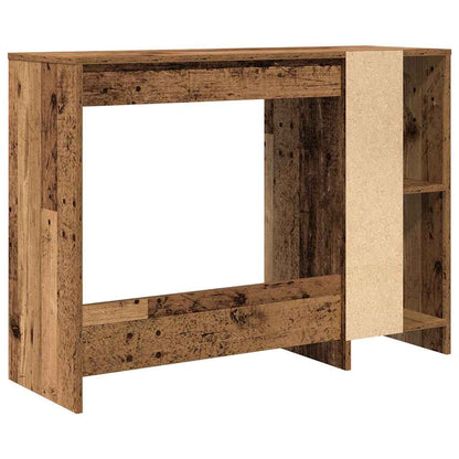 vidaXL Bureau vieux bois 102,5x35x75 cm bois d'ingénierie