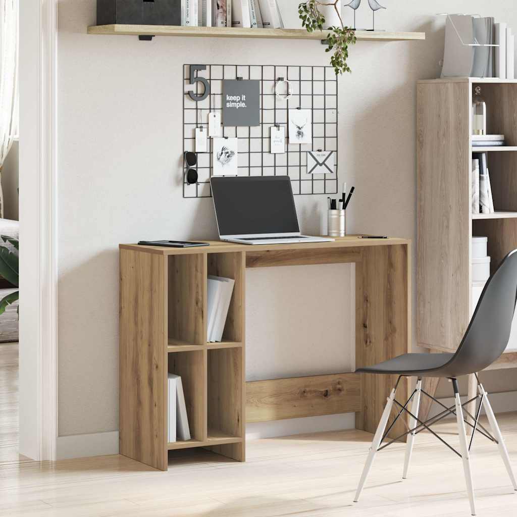 vidaXL Bureau chêne artisanal 102,5x35x75 cm bois d'ingénierie