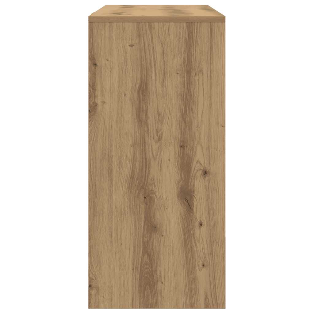 vidaXL Bureau chêne artisanal 102,5x35x75 cm bois d'ingénierie