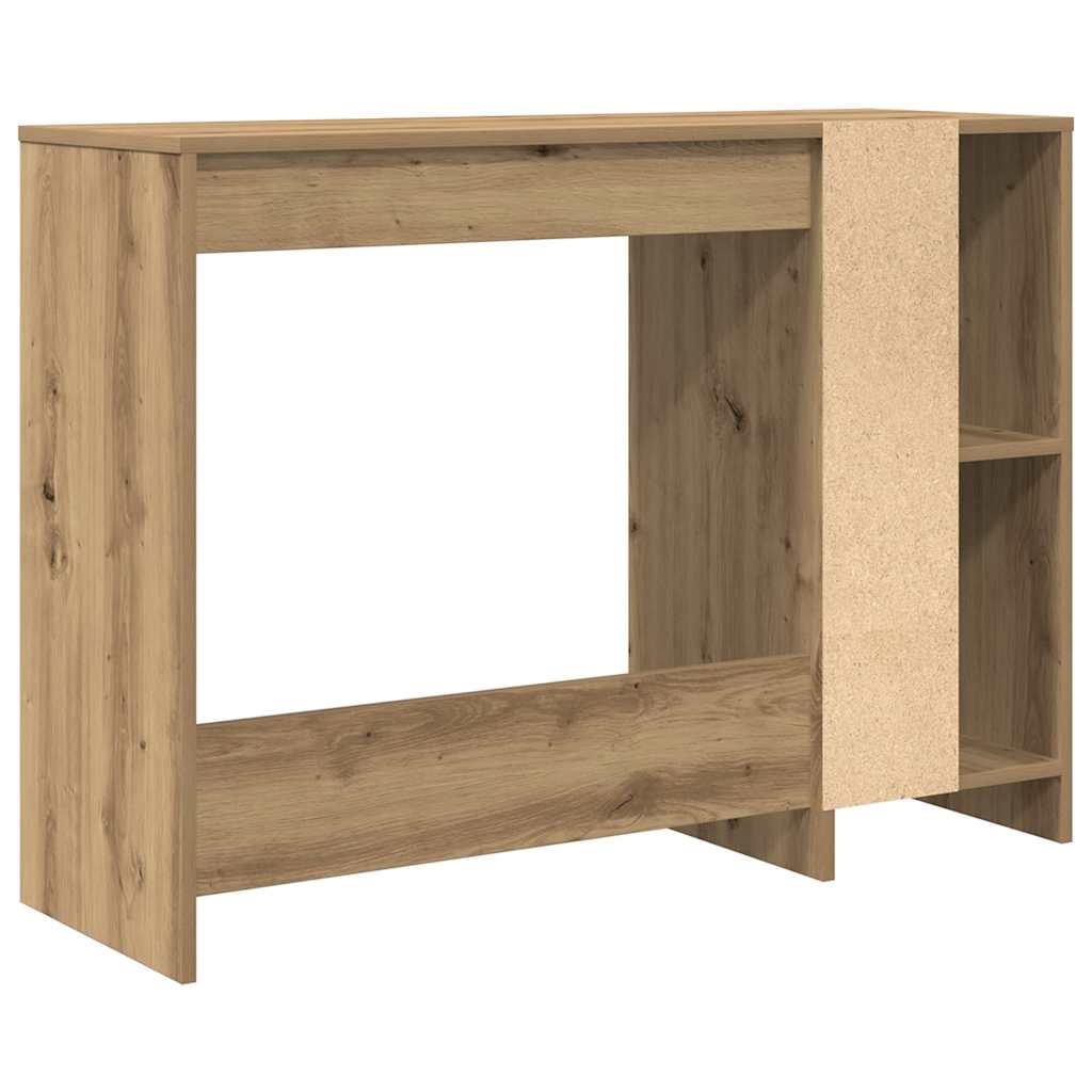 vidaXL Bureau chêne artisanal 102,5x35x75 cm bois d'ingénierie