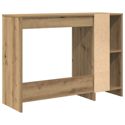 vidaXL Bureau chêne artisanal 102,5x35x75 cm bois d'ingénierie