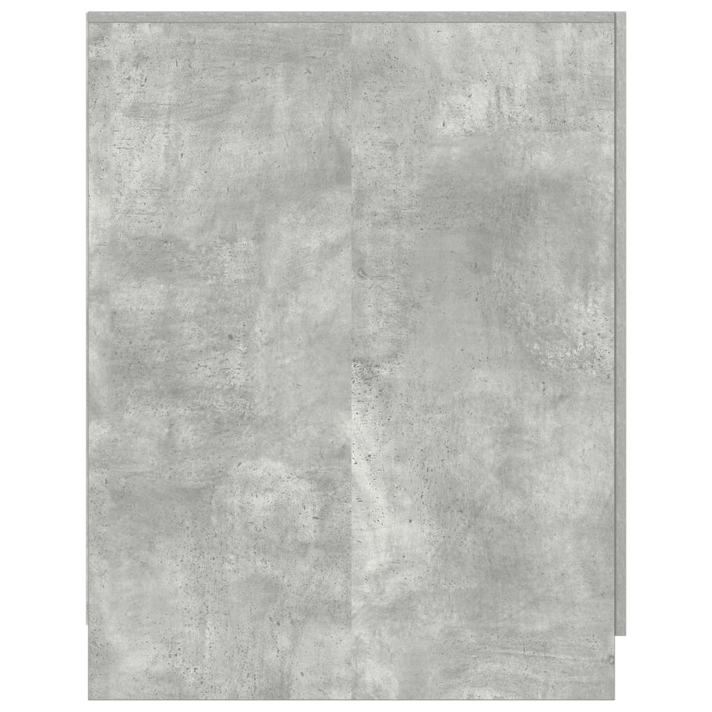 vidaXL Meuble pour machine à laver Gris béton 70,5x71,5x91,5 cm