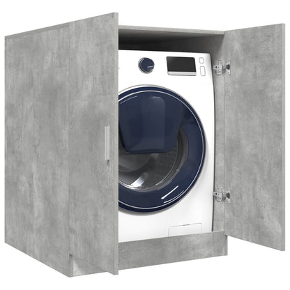 vidaXL Meuble pour machine à laver Gris béton 70,5x71,5x91,5 cm