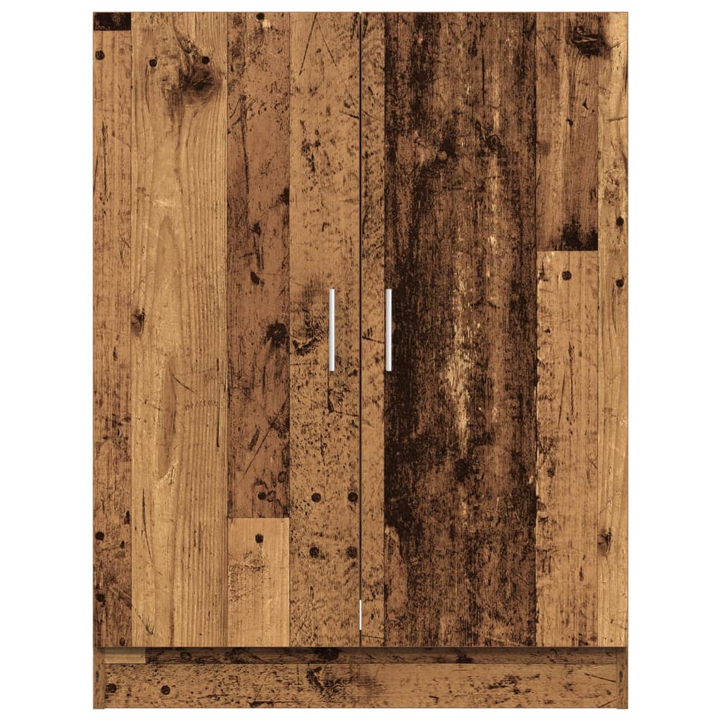 vidaXL Meuble pour machine à laver vieux bois 70,5x71,5x91,5 cm