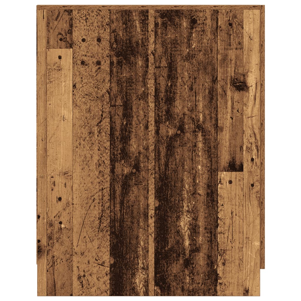vidaXL Meuble pour machine à laver vieux bois 70,5x71,5x91,5 cm