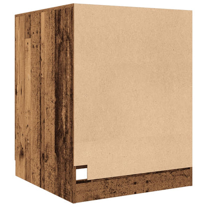 vidaXL Meuble pour machine à laver vieux bois 70,5x71,5x91,5 cm