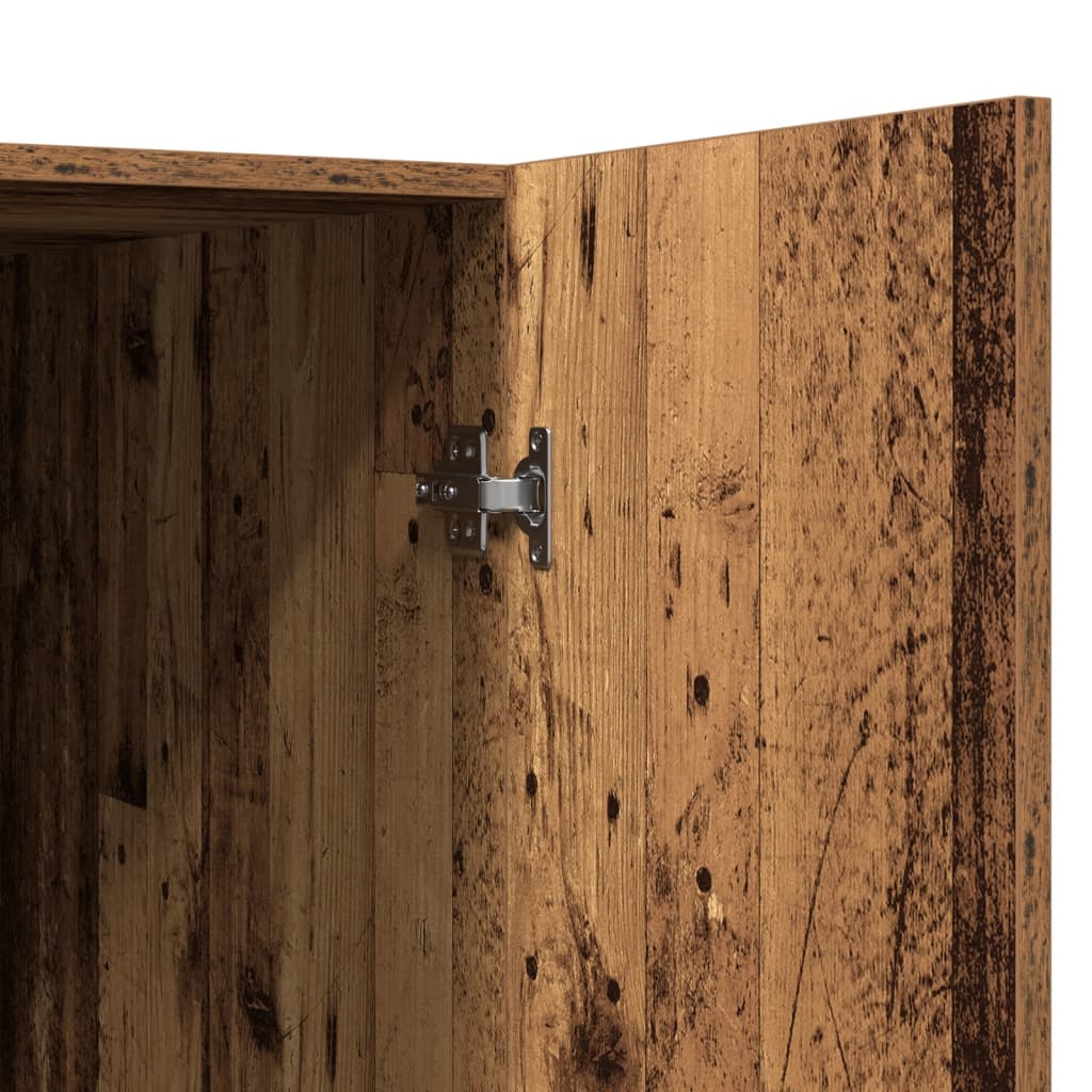 vidaXL Meuble pour machine à laver vieux bois 70,5x71,5x91,5 cm