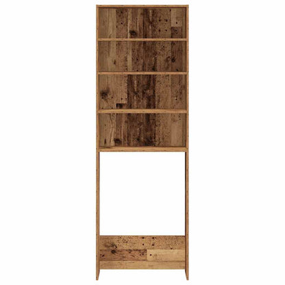 vidaXL Meuble pour machine à laver vieux bois 64x24x190 cm