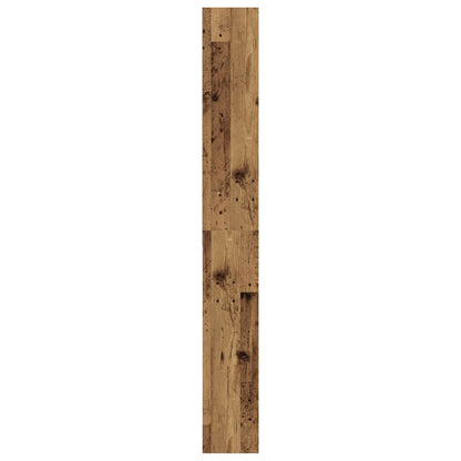 vidaXL Meuble pour machine à laver vieux bois 64x24x190 cm