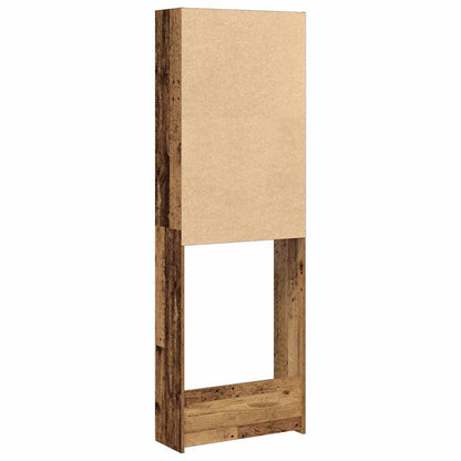 vidaXL Meuble pour machine à laver vieux bois 64x24x190 cm