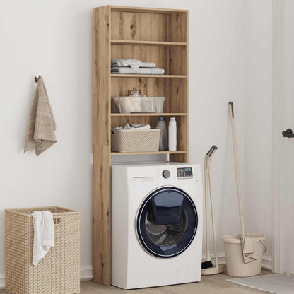 vidaXL Meuble pour machine à laver chêne artisanal 64x24x190 cm