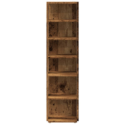 vidaXL Armoires à chaussures 2 pcs vieux bois bois d'ingénierie