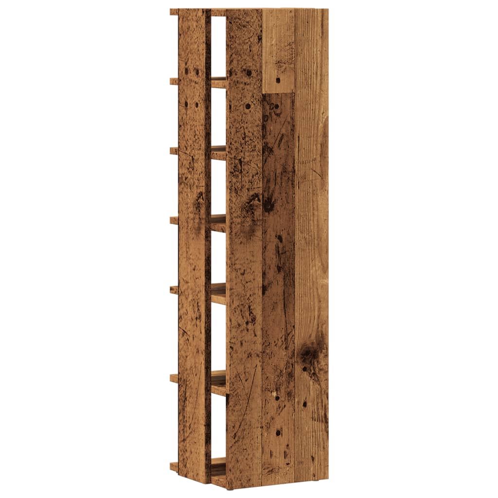vidaXL Armoires à chaussures 2 pcs vieux bois bois d'ingénierie
