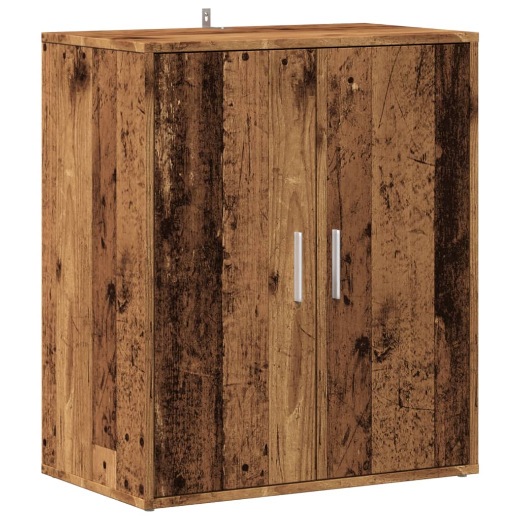 vidaXL Armoire à chaussures vieux bois 60x35x70 cm bois d'ingénierie