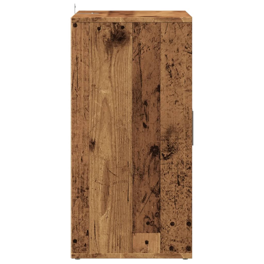 vidaXL Armoire à chaussures vieux bois 60x35x70 cm bois d'ingénierie