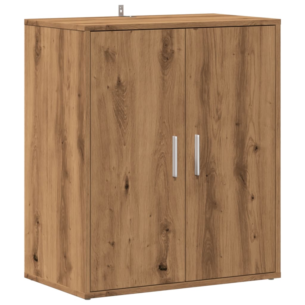 vidaXL Armoire à chaussures chêne artisanal bois d'ingénierie