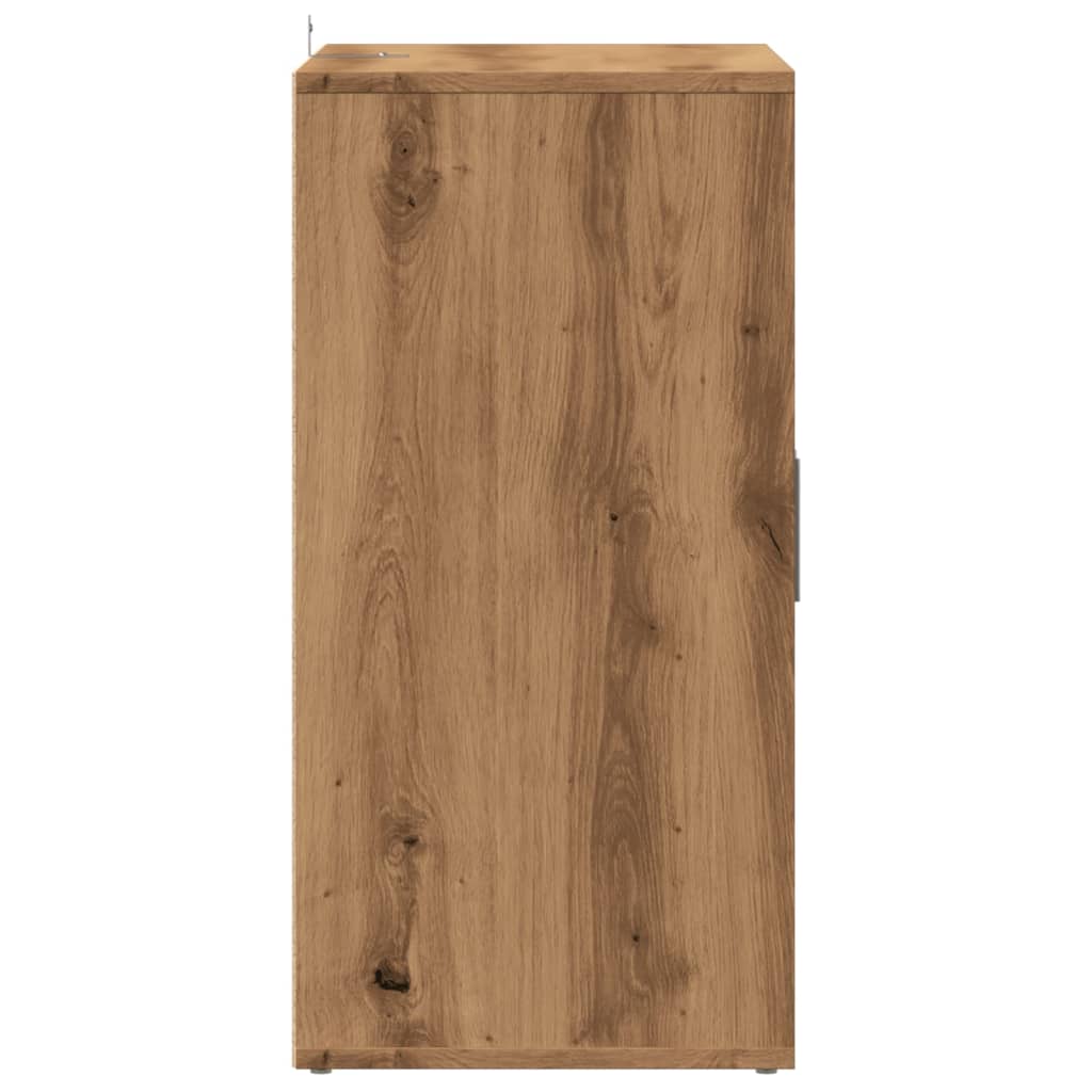 vidaXL Armoire à chaussures chêne artisanal bois d'ingénierie