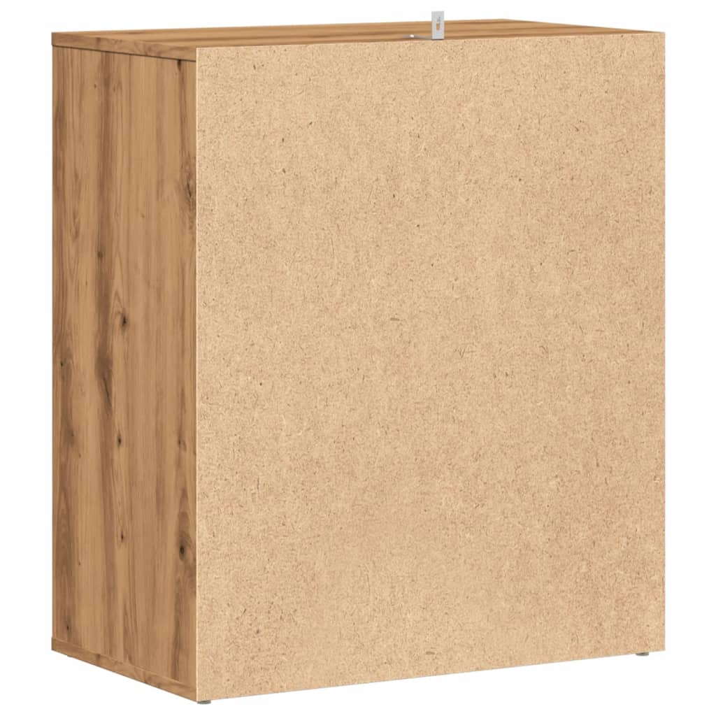 vidaXL Armoire à chaussures chêne artisanal bois d'ingénierie