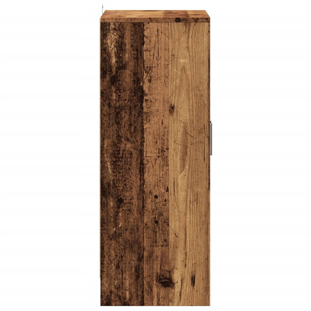 vidaXL Armoire à chaussures vieux bois 60x35x92 cm bois d'ingénierie