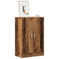 vidaXL Armoire à chaussures vieux bois 60x35x92 cm bois d'ingénierie