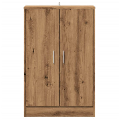 vidaXL Armoire à chaussures chêne artisanal bois d'ingénierie
