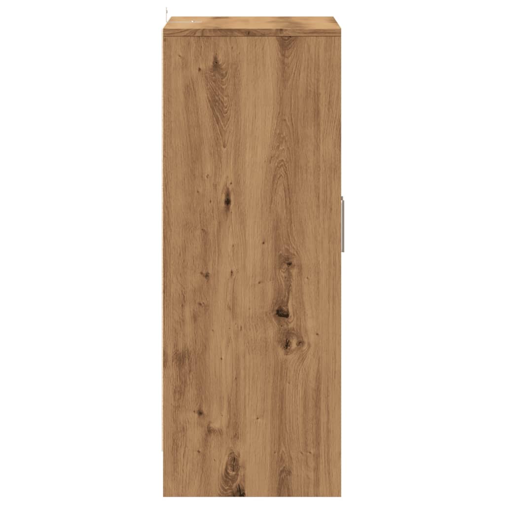 vidaXL Armoire à chaussures chêne artisanal bois d'ingénierie