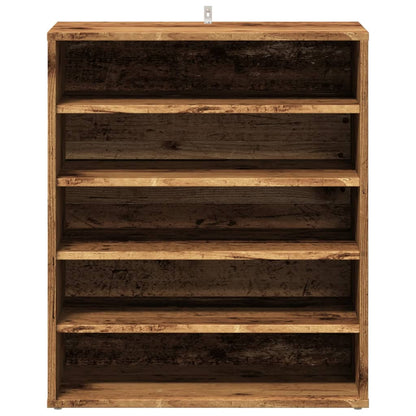 vidaXL Armoire à chaussures vieux bois 60x35x70 cm bois d'ingénierie