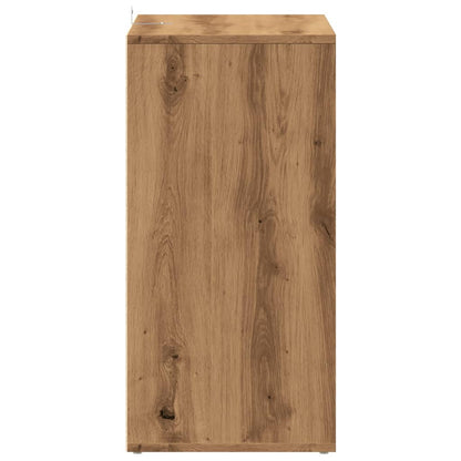 vidaXL Armoire à chaussures chêne artisanal bois d'ingénierie