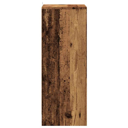 vidaXL Armoire à chaussures vieux bois 60x35x92 cm bois d'ingénierie