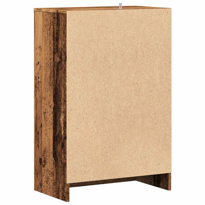 vidaXL Armoire à chaussures vieux bois 60x35x92 cm bois d'ingénierie