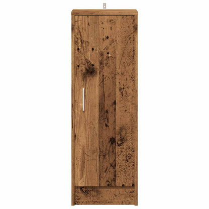 vidaXL Armoire à chaussures vieux bois 32x35x92 cm bois d'ingénierie