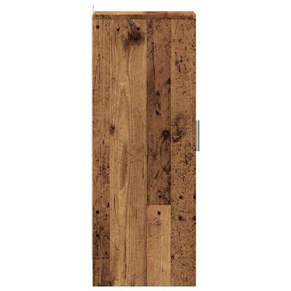 vidaXL Armoire à chaussures vieux bois 32x35x92 cm bois d'ingénierie