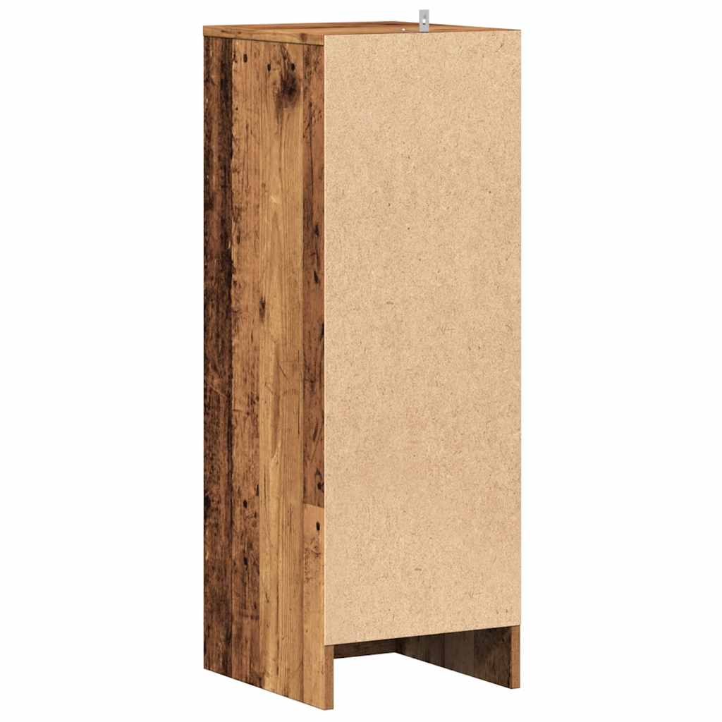 vidaXL Armoire à chaussures vieux bois 32x35x92 cm bois d'ingénierie