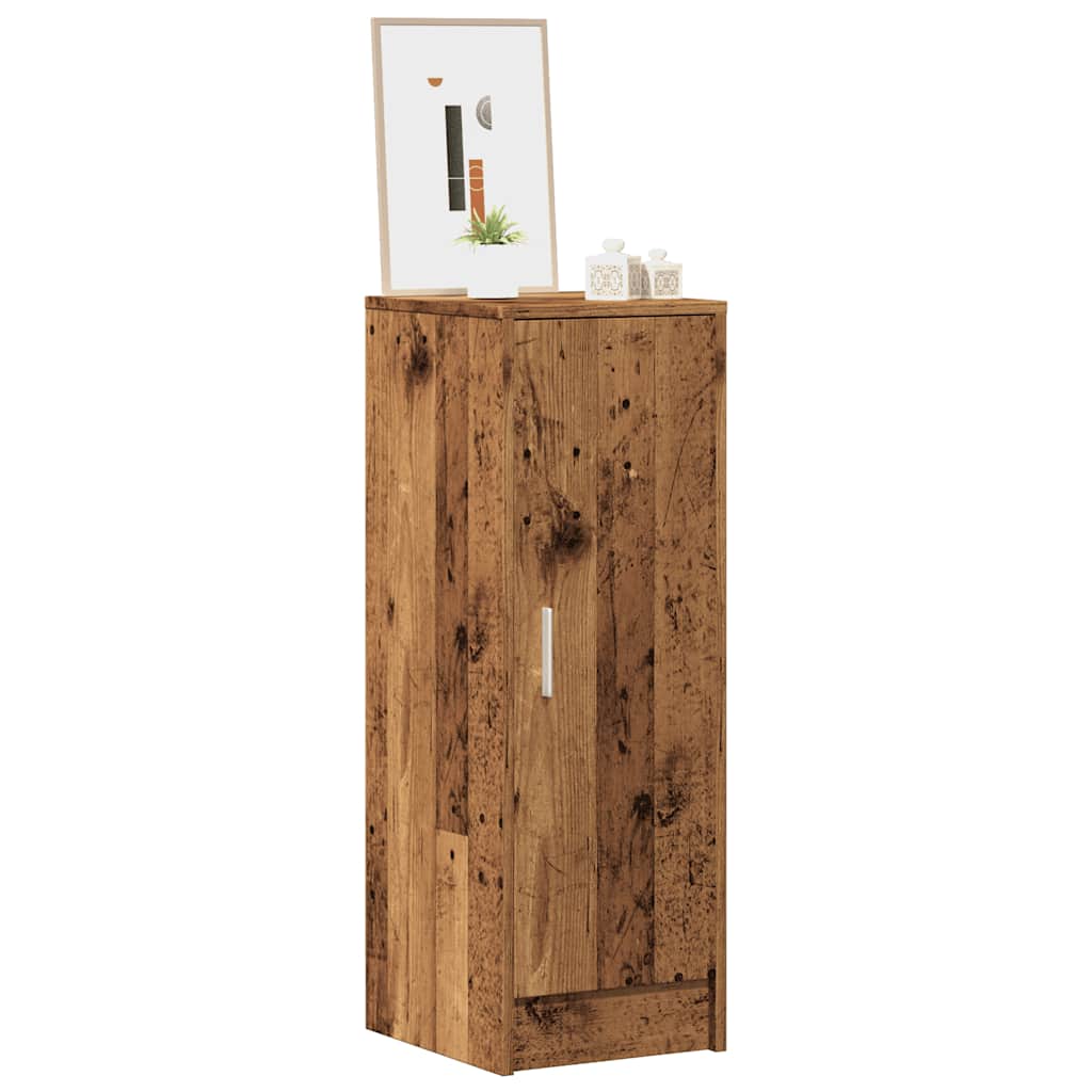 vidaXL Armoire à chaussures vieux bois 32x35x92 cm bois d'ingénierie