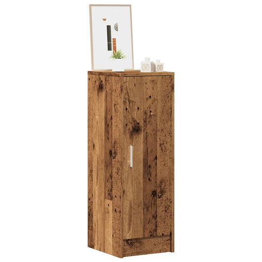 vidaXL Armoire à chaussures vieux bois 32x35x92 cm bois d'ingénierie