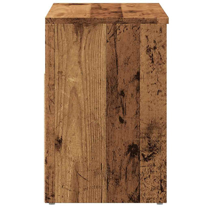 vidaXL Banc à chaussures vieux bois 60x30x45 cm bois d'ingénierie
