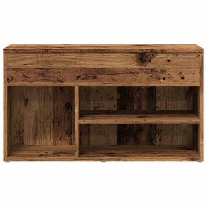 vidaXL Banc à chaussures vieux bois 80x30x45 cm bois d'ingénierie