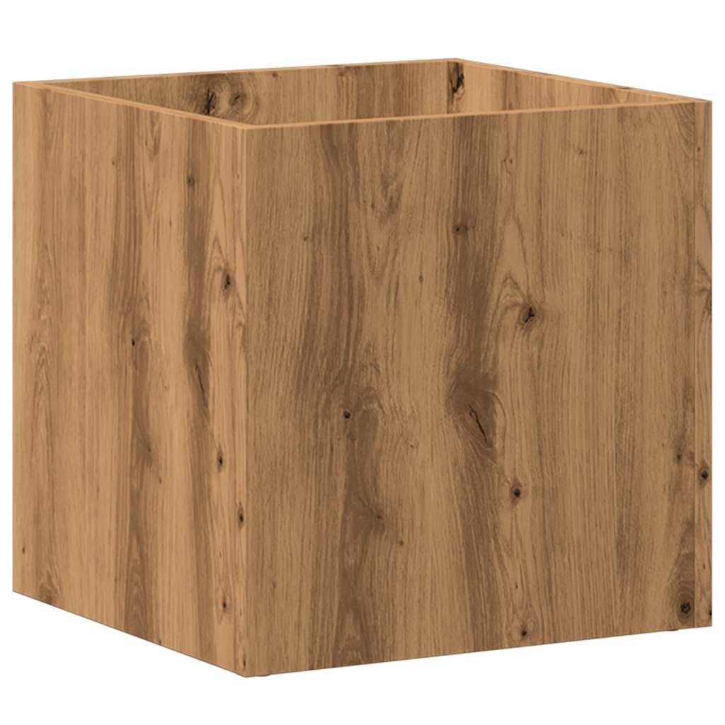 vidaXL Jardinière chêne artisanal 40x40x40 cm bois d'ingénierie