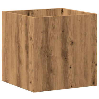 vidaXL Jardinière chêne artisanal 40x40x40 cm bois d'ingénierie